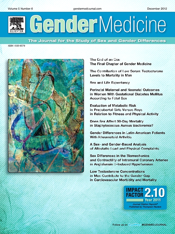 Go to journal home page - Gender Medicine